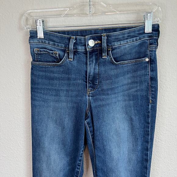 Athleta Sculptek Jeans Women's 25 High Rise Skinny Leg Azure Wash Stretch Denim - Picture 2 of 6